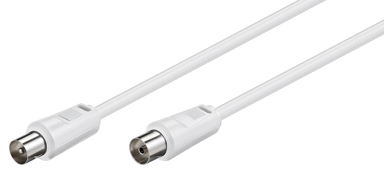 GOOBAY καλώδιο κεραίας αρσενικό σε θηλυκό 11515, <70dB, CCS, 15m, λευκό - Image 2