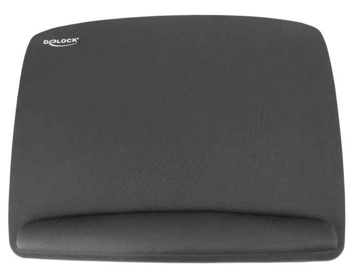 DELOCK mousepad για laptop με στήριγμα καρπού 12601, 320x420mm, μαύρο - Image 3