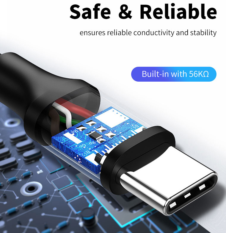 CABLETIME καλώδιο USB-C σε USB U323A, 3A, 480Mbps, 1m, μαύρο - Image 3