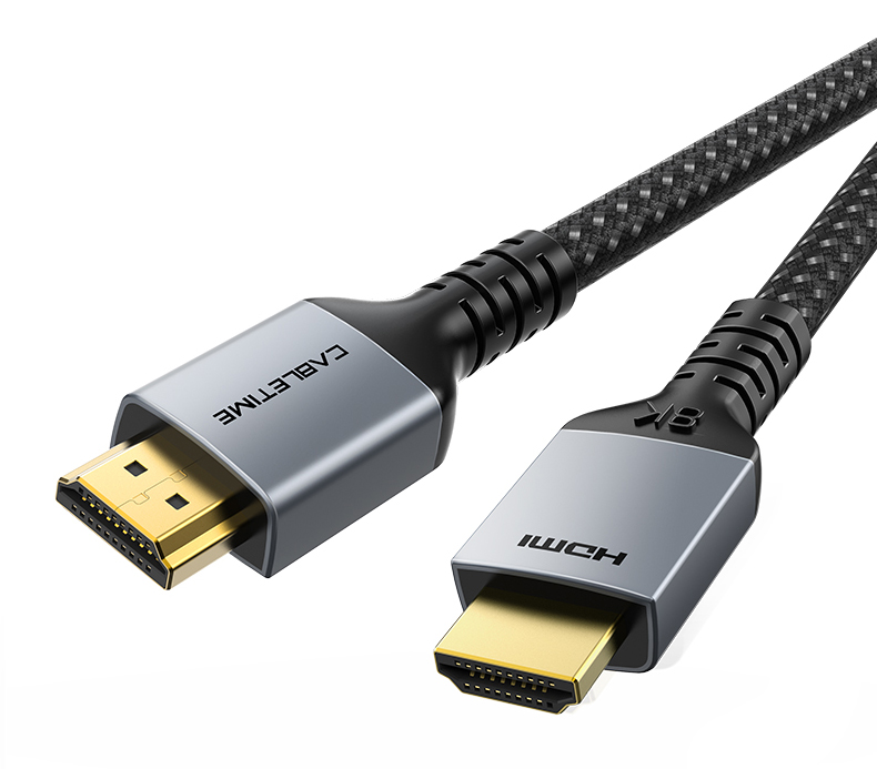 CABLETIME καλώδιο HDMI 2.1 HM8K, 28AWG, 48Gbit/s, 8K/60HZ, 1m, μαύρο
