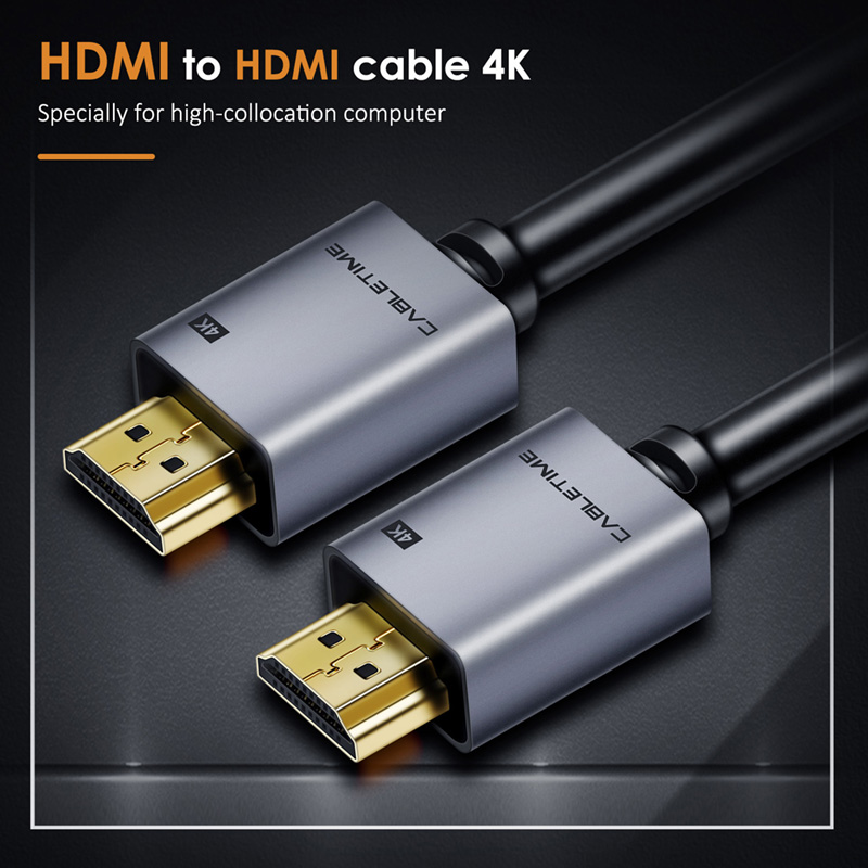 CABLETIME καλώδιο HDMI 2.0 AV566, 4k/60hz, 5m, μαύρο - Image 5