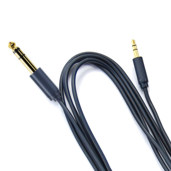 CABLETIME καλώδιο Stereo 6.3mm σε Stereo 3.5mm AV321, 1.8m, μαύρο