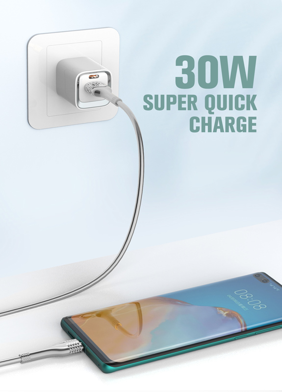 LDNIO καλώδιο Ligntining σε USB LS652, 30W, 2m, γκρι - Image 2