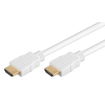 GOOBAY καλώδιο HDMI 2.0 με Ethernet 61019, 4K/60Hz 18Gbit/s, 1.5m, λευκό