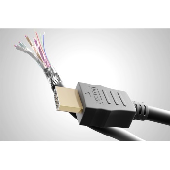 GOOBAY καλώδιο HDMI 2.0 61149 με Ethernet, 4K/60Hz 18Gbit/s, 0.5m, μαύρο