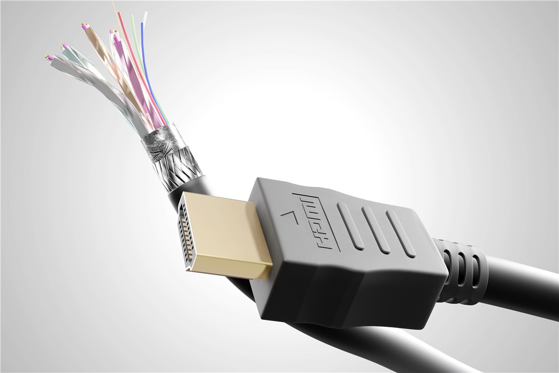 GOOBAY καλώδιο HDMI 2.0 61158 με Ethernet, 4K/60Hz 18Gbit/s, 1.5m, μαύρο - Image 2