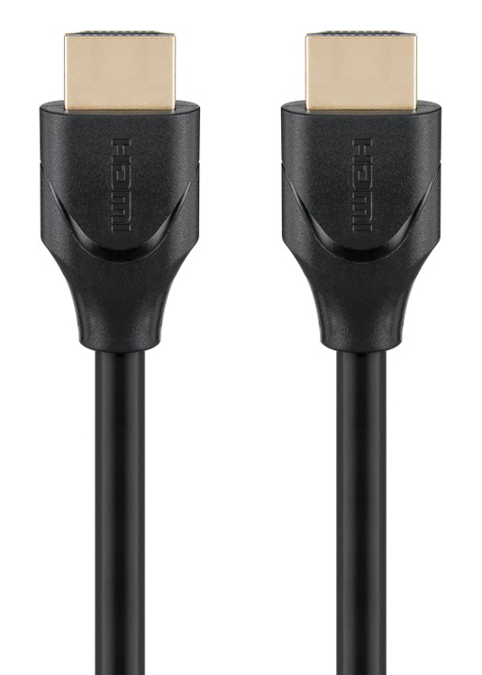 GOOBAY καλώδιο HDMI 2.1 με Ethernet 61638, ARC, 48Gbit/s, 8K, 1m, μαύρο - Image 3