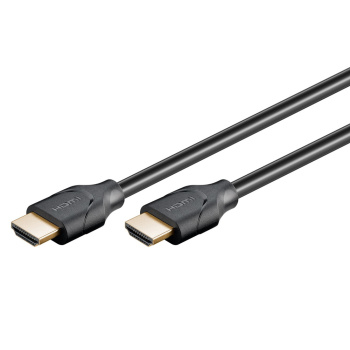 GOOBAY καλώδιο HDMI 2.1 με Ethernet 61639, ARC, 48Gbit/s 8K, 1.5m, μαύρο