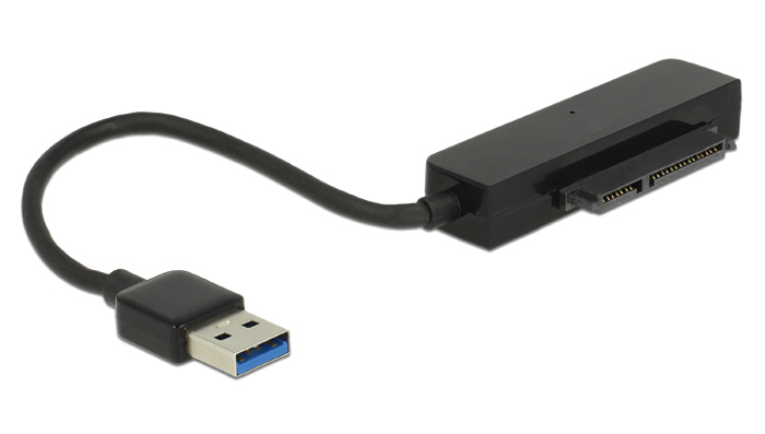DELOCK αντάπτορας USB σε SATA 62742 με θήκη για 2.5" HDD/SSD, 6Gbps - Image 3