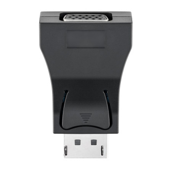GOOBAY αντάπτορας DisplayPort σε VGA 63489, gold-plated, μαύρος