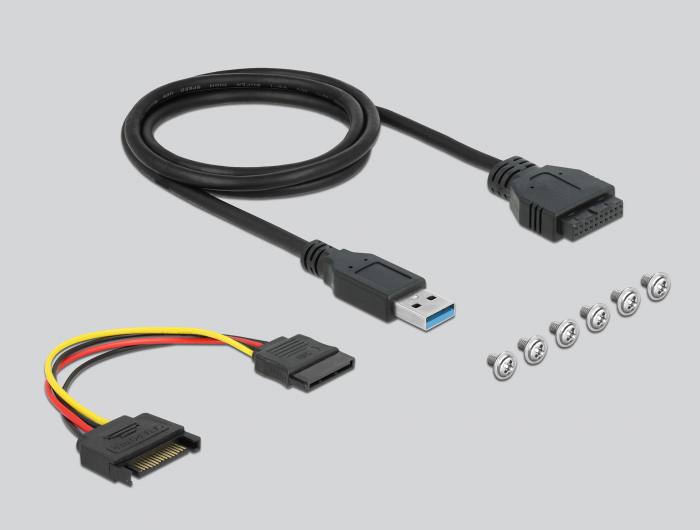 DELOCK front panel 64058, 3.5" σε USB-C, 2x USB & SD/Micro SD - Image 3