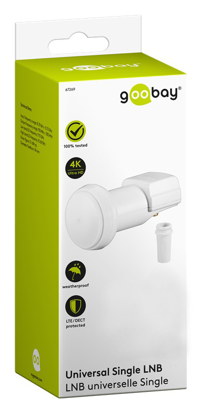 GOOBAY universal single LNB για μια συσκευή 67269, DVB-S2 - Image 2