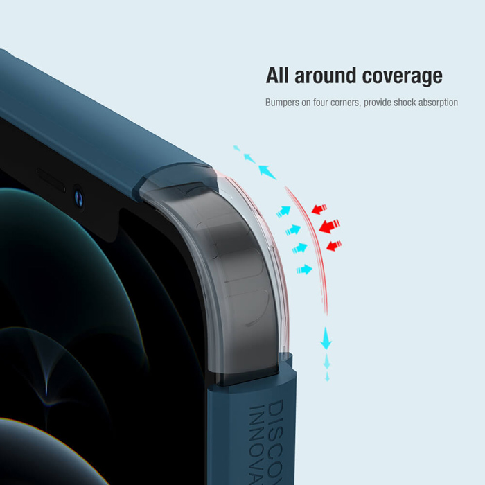 NILLKIN θήκη Super Frosted Shield Pro για Apple iPhone 13 Pro Max, μπλε - Image 2