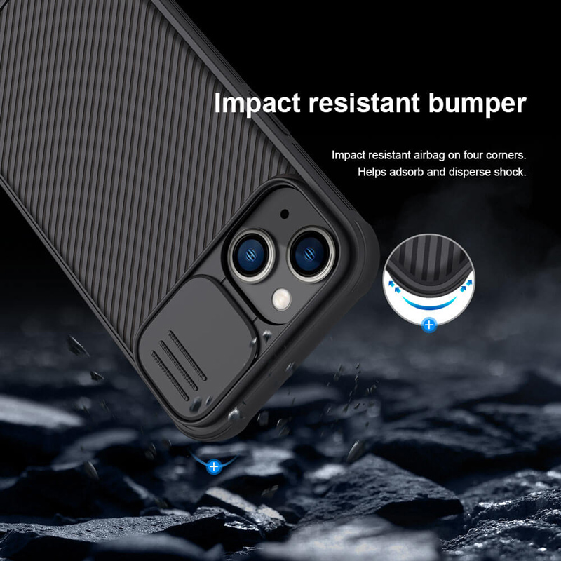 NILLKIN θήκη CamShield Pro για Apple iPhone 14, μαύρη - Image 3