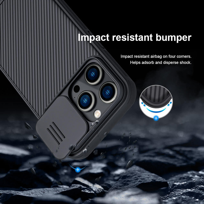 NILLKIN θήκη CamShield Pro για Apple iPhone 14 Pro, μαύρη - Image 3