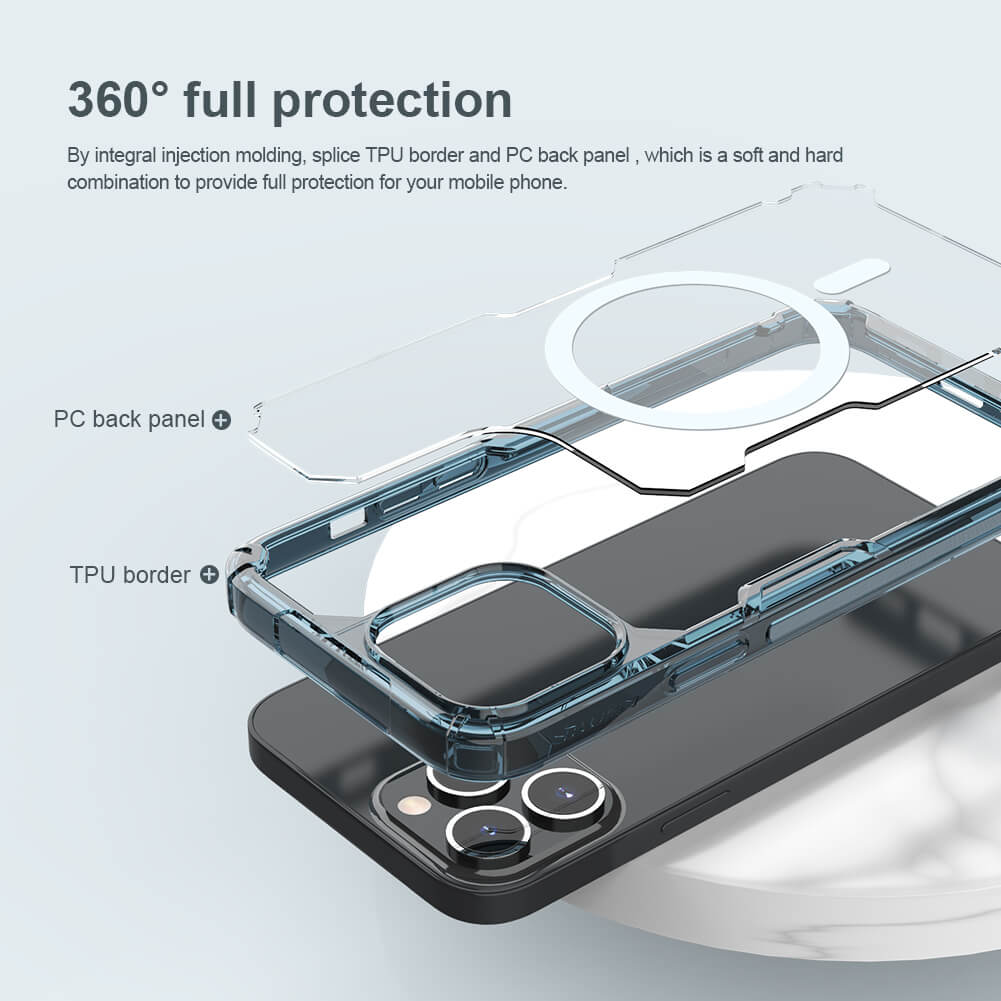 NILLKIN θήκη Nature Pro Magnetic για iPhone 14 Pro, διάφανη - Image 3