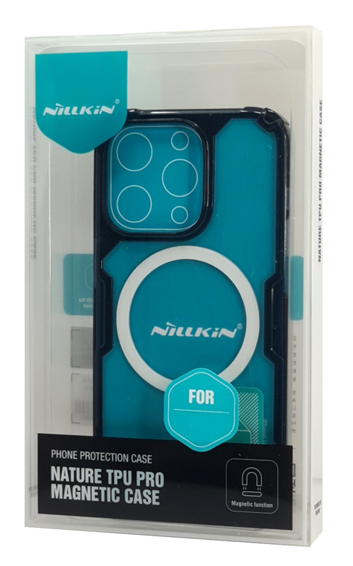 NILLKIN θήκη Nature Pro Magnetic για iPhone 14 Plus, μπλε & διάφανη - Image 4