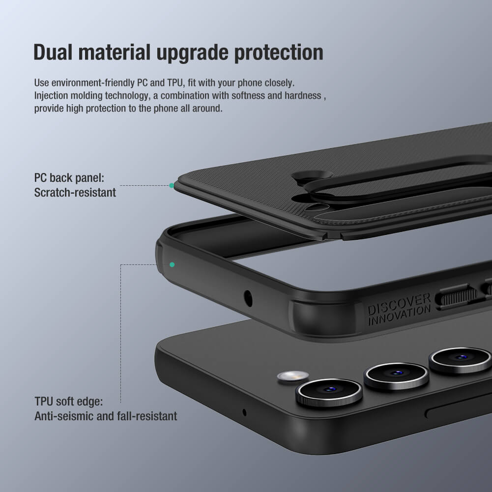 NILLKIN θήκη Super Frosted Shield Pro για Samsung S23, μαύρο - Image 3