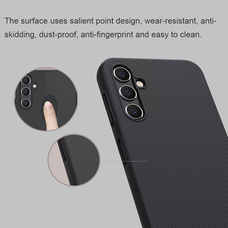 NILLKIN θήκη Super Frosted Shield για Samsung Galaxy A14 5G, μαύρη - Image 3