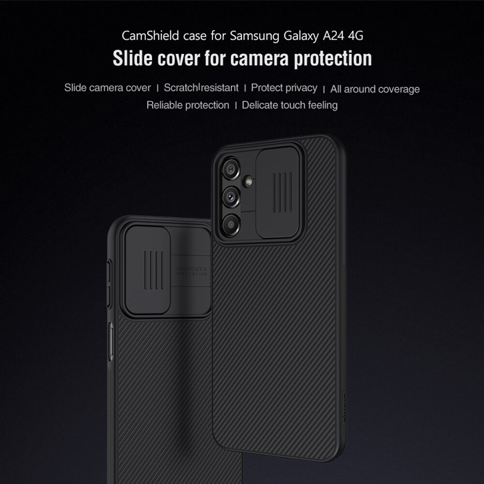 NILLKIN θήκη CamShield για Samsung Galaxy A24 4G, μαύρη - Image 2