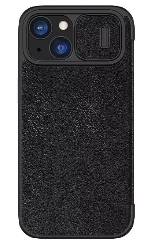 NILLKIN θήκη Qin Pro για iPhone 15, δερμάτινη, μαύρη - Image 4