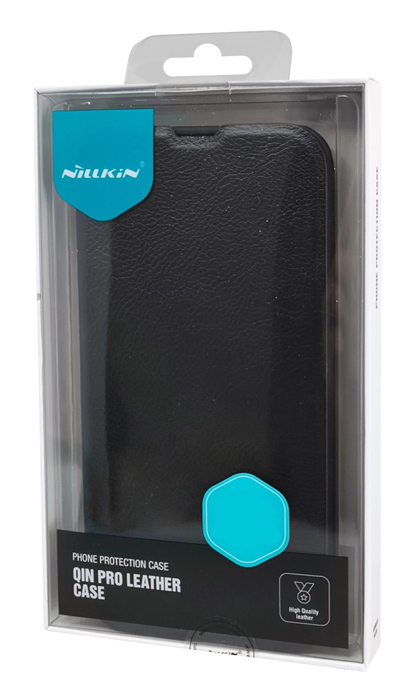 NILLKIN θήκη Qin Pro για iPhone 15, δερμάτινη, μαύρη - Image 5
