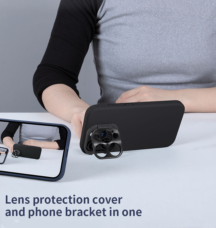 NILLKIN θήκη LensWing Magnetic για iPhone 15 Pro Max, μαύρη - Image 3