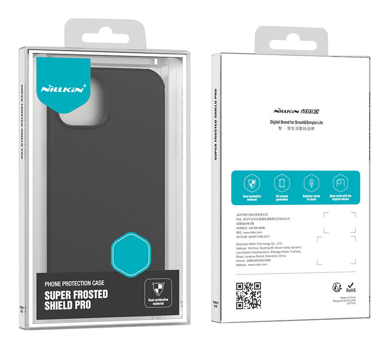 NILLKIN θήκη Super Frosted Shield Pro για iPhone 15, μπλε - Image 4