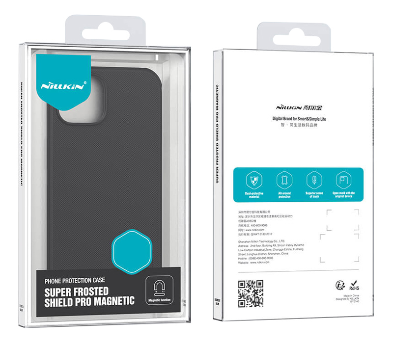 NILLKIN θήκη Super Frosted Shield Pro Magnetic, iPhone 15 Pro Max, μαύρη - Image 5