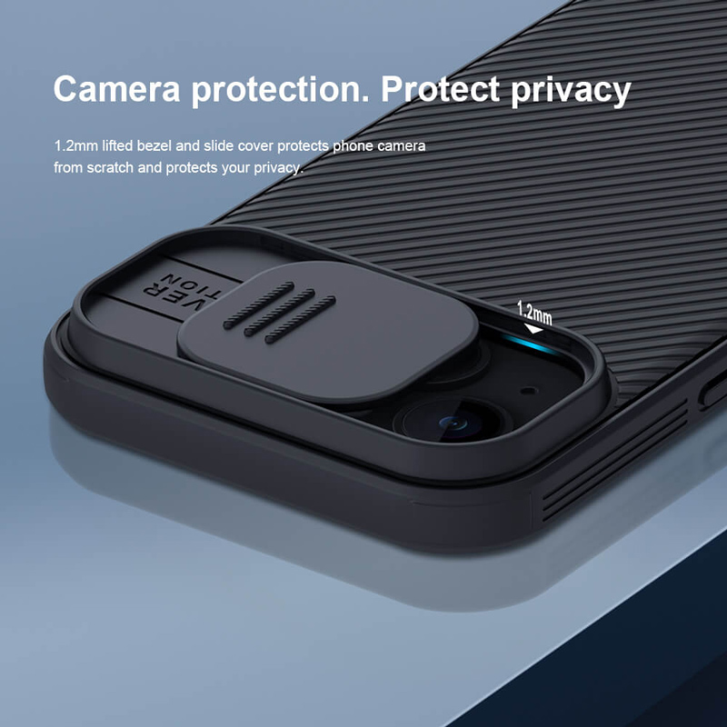NILLKIN θήκη CamShield Pro για iPhone 15 Plus, μαύρη - Image 4