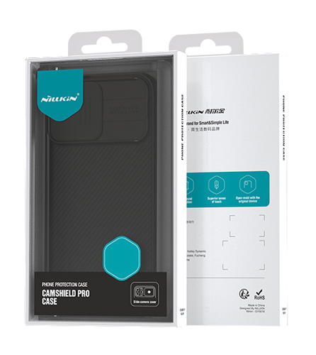 NILLKIN θήκη CamShield Pro για iPhone 15 Plus, μαύρη - Image 5