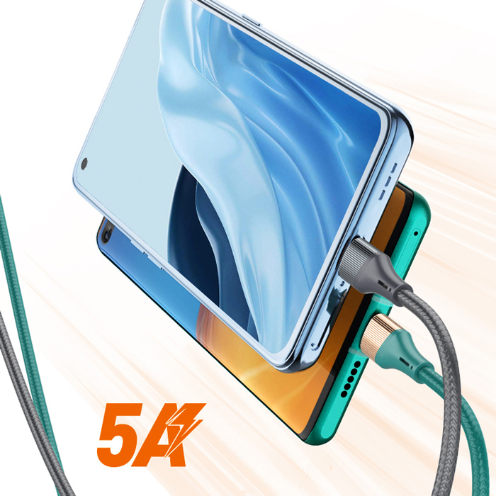 LDNIO καλώδιο USB-C σε USB-C LC631C, 65W PD, 1m, γκρι - Image 2