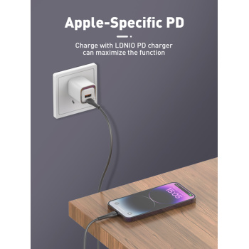 LDNIO καλώδιο Lightning σε USB-C LC672I, 30W PD, 2m, μπλε