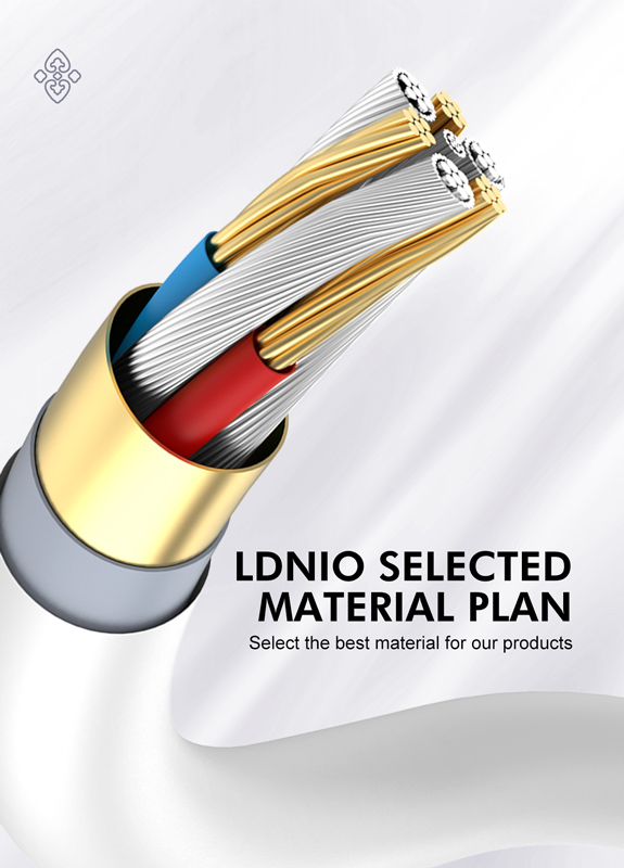 LDNIO καλώδιο USB-C σε USB-C LC812C, 65W PD, 2m, λευκό - Image 5
