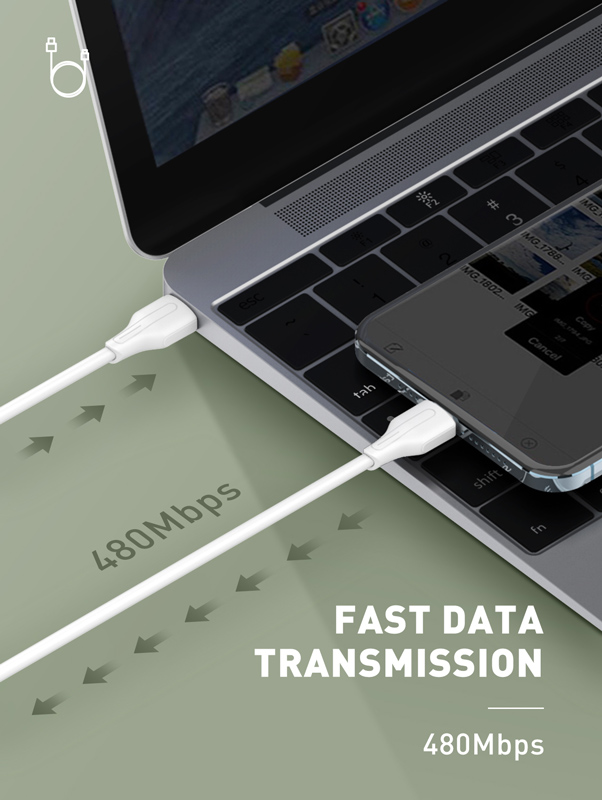 LDNIO καλώδιο Lightning σε USB-C LC121I, 30W PD, 1m, λευκό - Image 3