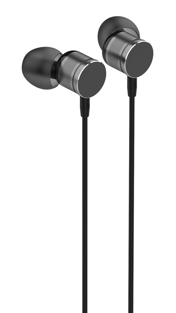 LDNIO earphones με μικρόφωνο HP04, 3.5mm, 1.2m, γκρι - Image 2
