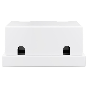 GOOBAY Keystone κυτίο 79366 για 2 θύρες δικτύου, 61.42mm, λευκό