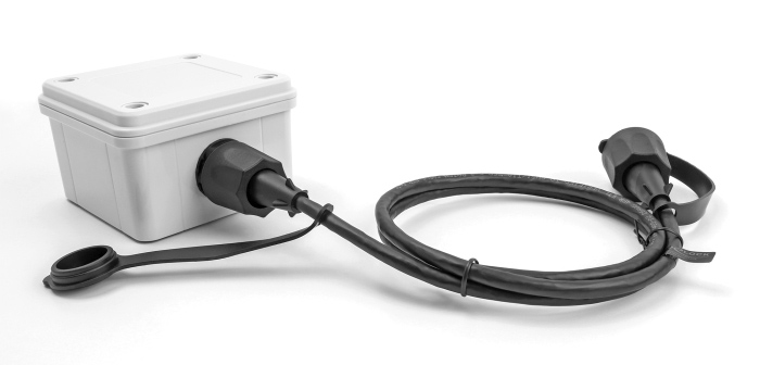 DELOCK καλώδιο δικτύου 80166, CAT 6 STP, με καπάκι, IP68, 1m, μαύρο - Image 2
