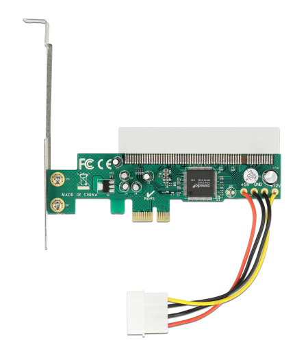 DELOCK κάρτα επέκτασης PCI Express σε PCI 32 Bit 5V 90062, Asmedia chip - Image 2