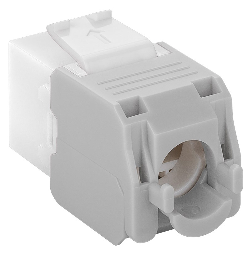 GOOBAY Keystone module RJ45 CAT 6A 90867, UTP, λευκό - Image 3