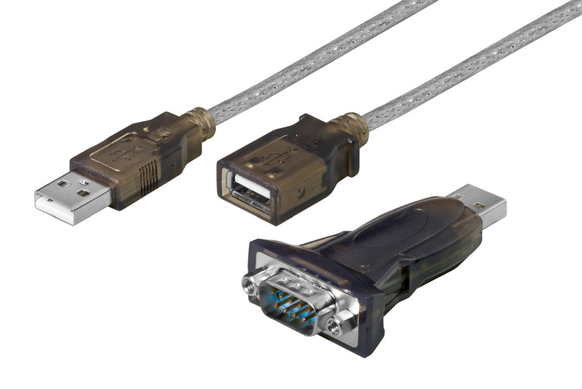 GOOBAY αντάπτορας USB σε RS-232 93128 με καλώδιο USB, 1.5m, διάφανο - Image 3