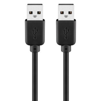 GOOBAY καλώδιο USB 2.0 Type A 93595, copper, 5m, μαύρο