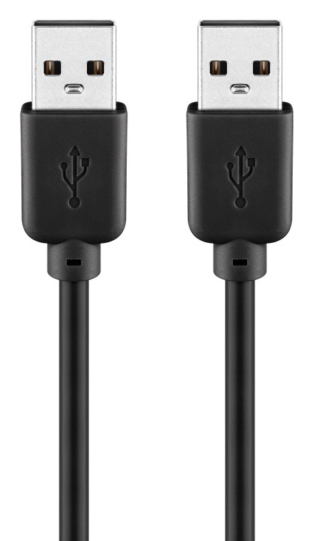 GOOBAY καλώδιο USB 2.0 Type A 93595, copper, 5m, μαύρο