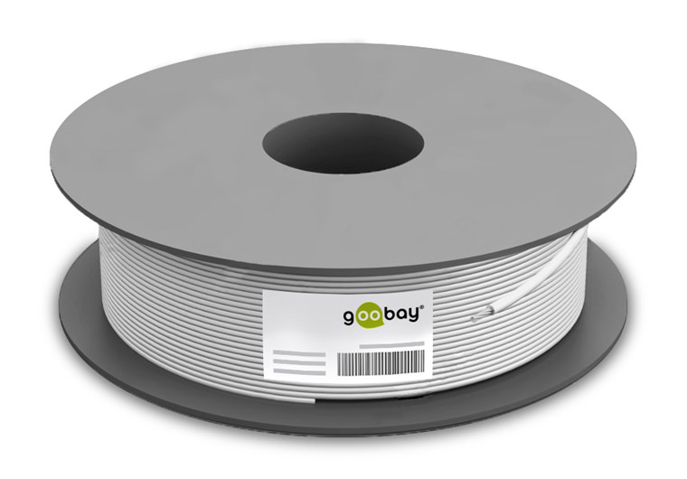 GOOBAY καλώδιο δικτύου 93954, CAT 6 S/FTP (PiMF), CCA, 100m, γκρι - Image 3