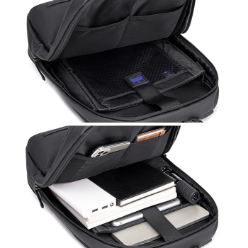 ARCTIC HUNTER τσάντα πλάτης B00529 με θήκη laptop 15.6″, 22L, μαύρη