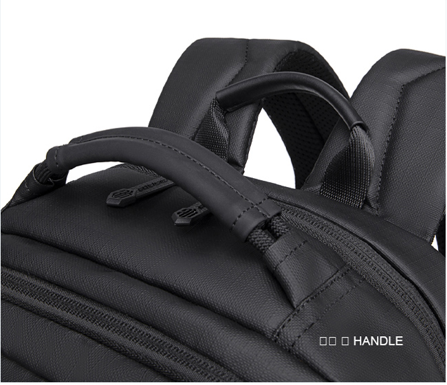 ARCTIC HUNTER τσάντα πλάτης B00530 με θήκη laptop 15.6", 24L, μαύρη - Image 4