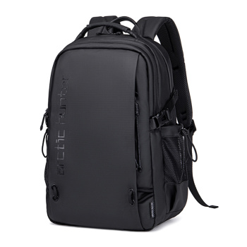 ARCTIC HUNTER τσάντα πλάτης B00530 με θήκη laptop 15.6″, 24L, μαύρη
