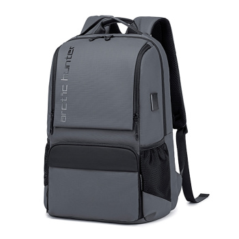 ARCTIC HUNTER τσάντα πλάτης B00532 με θήκη laptop 15.6″, USB, 28L, γκρι