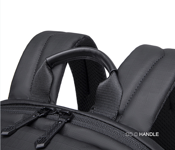 ARCTIC HUNTER τσάντα πλάτης B00536 με θήκη laptop 15.6", 21L, μαύρη - Image 5