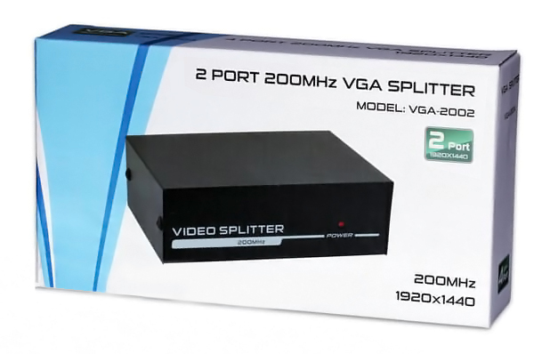 POWERTECH VGA splitter CAB-G031, 1 σε 2 συσκευές, 1920x1440px, 200MHz - Image 3